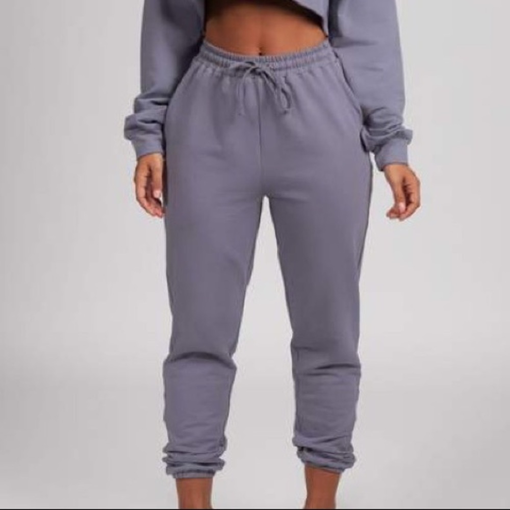 Meshki Sylvia Loopback Joggers in Grey